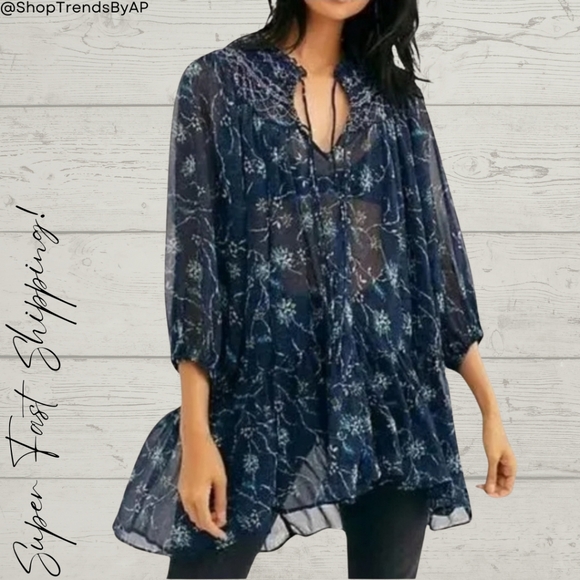 Free People Keeping Up With Kara Tunic - Picture 1 of 10